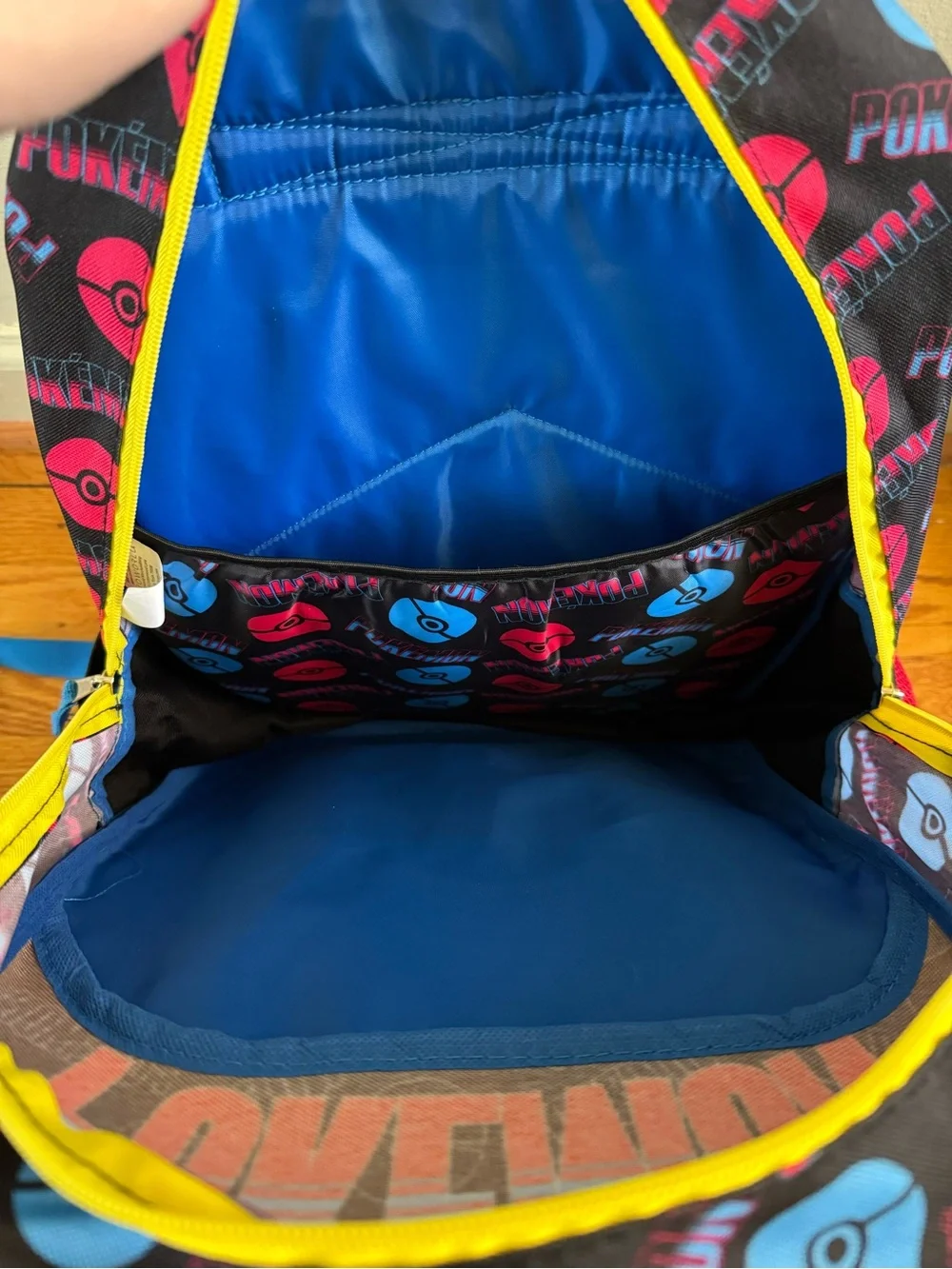 Pikachu Kids Backpack - Yellow/Blue/Red - lights up